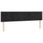 vidaXL Κρεβάτι Boxspring με Στρώμα Μαύρο 160x200 εκ. Βελούδινο