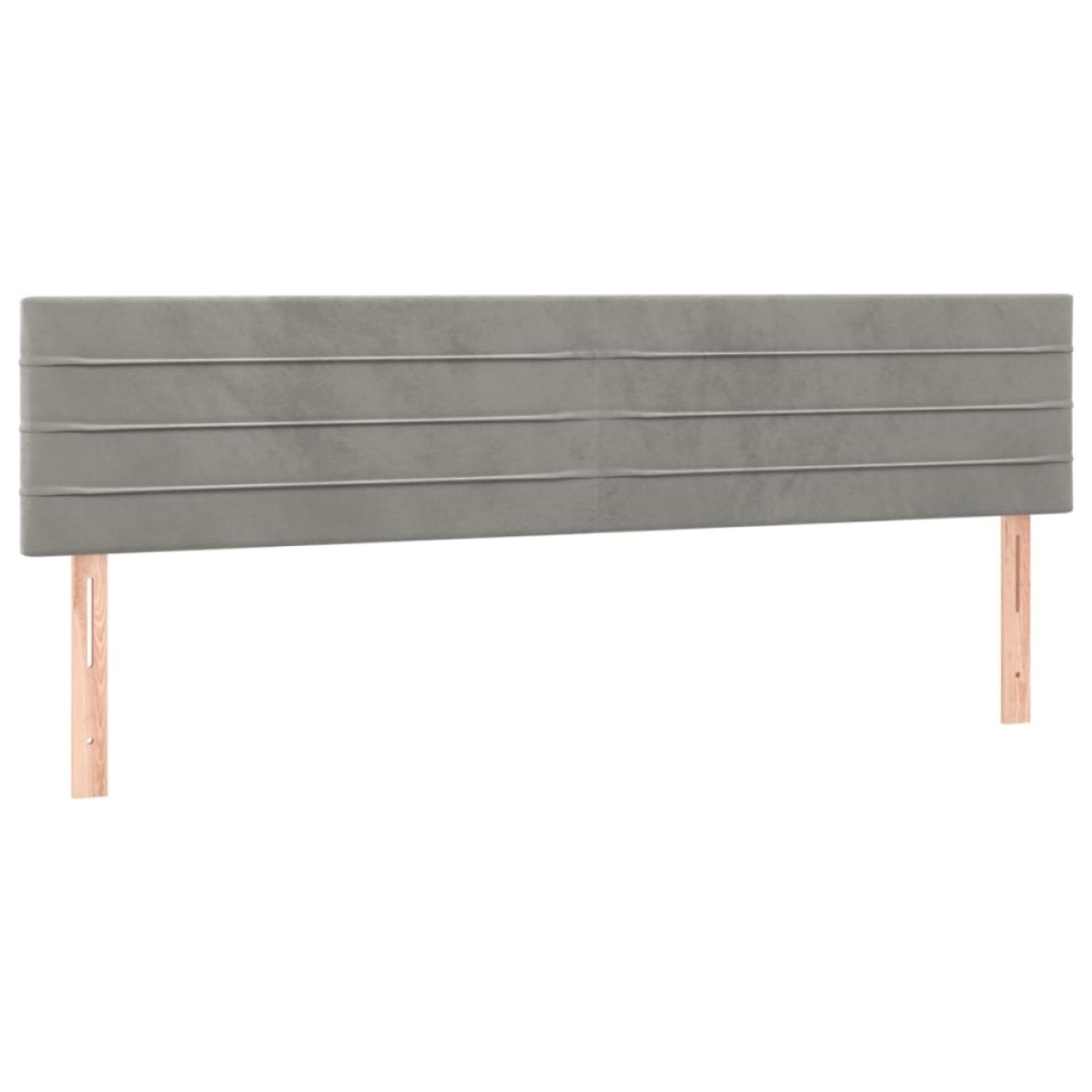 vidaXL Κρεβάτι Boxspring με Στρώμα Ανοιχτό Γκρι 180x200 εκ. Βελούδινο