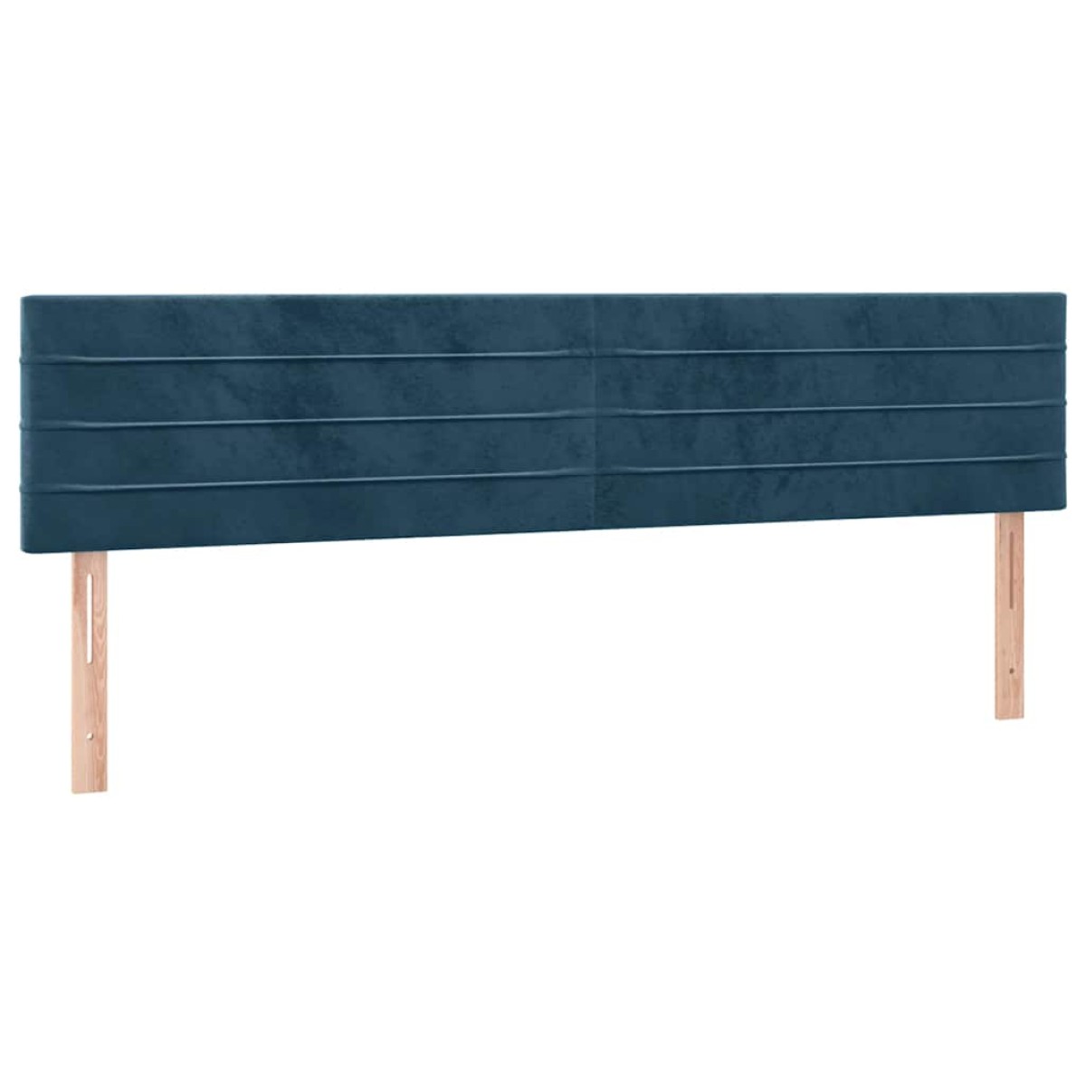 vidaXL Κρεβάτι Boxspring με Στρώμα Σκούρο Μπλε 180x200 εκ. Βελούδινο
