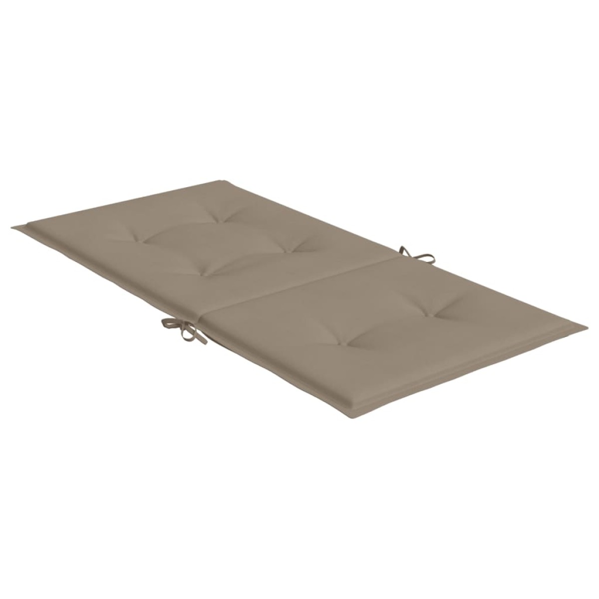 vidaXL Μαξιλάρια Καρέκλας Κήπου Πλάτη 6τεμ Taupe 100x50x3εκ Oxford Ύφ.