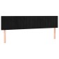 vidaXL Κρεβάτι Boxspring με Στρώμα Μαύρο 180x200 εκ. Βελούδινο