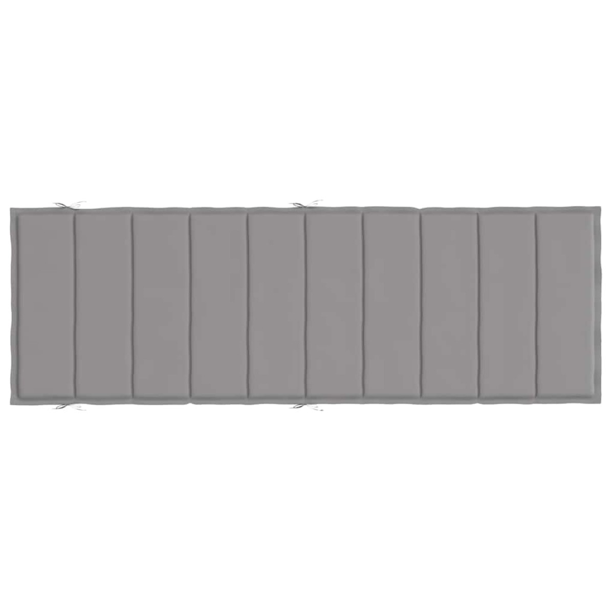 vidaXL Μαξιλάρι Ξαπλώστρας Γκρι 186 x 58 x 3 εκ. από Ύφασμα Oxford