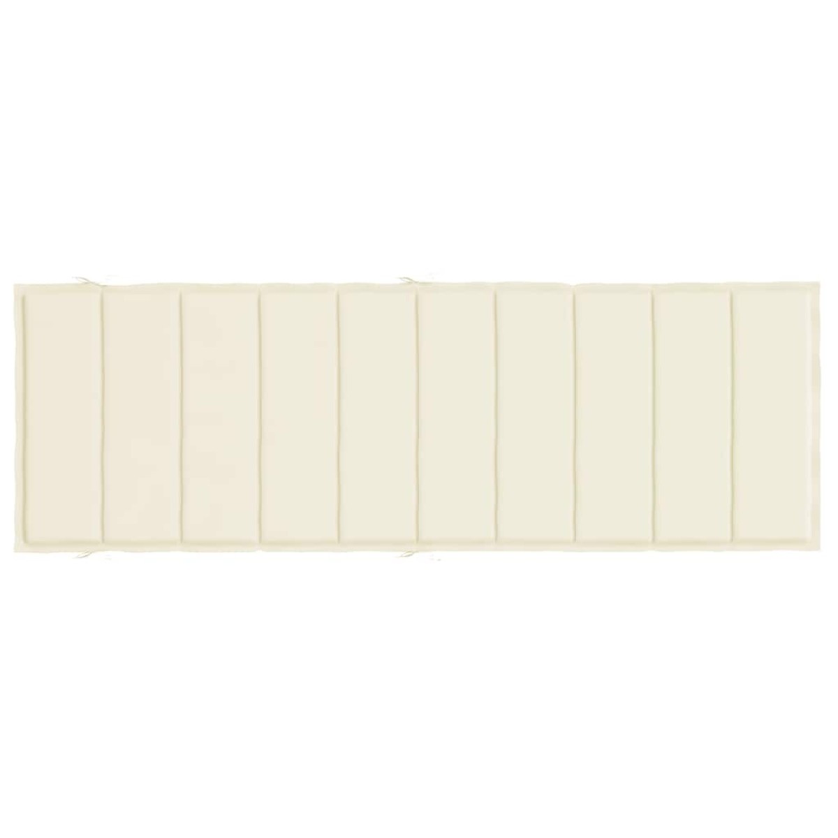 vidaXL Μαξιλάρι Ξαπλώστρας Κρεμ 186 x 58 x 3 εκ. από Ύφασμα Oxford