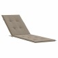 vidaXL Μαξιλάρι Σεζλόνγκ Taupe (75+105) x 50 x 3 εκ.