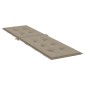 vidaXL Μαξιλάρι Σεζλόνγκ Taupe (75+105) x 50 x 3 εκ.