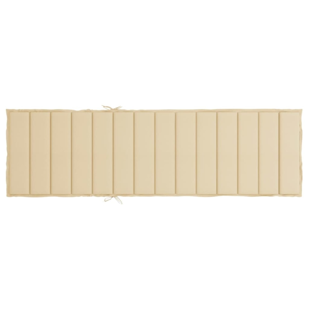 vidaXL Μαξιλάρι Ξαπλώστρας Μπεζ 200 x 50 x 3 εκ. από Ύφασμα Oxford
