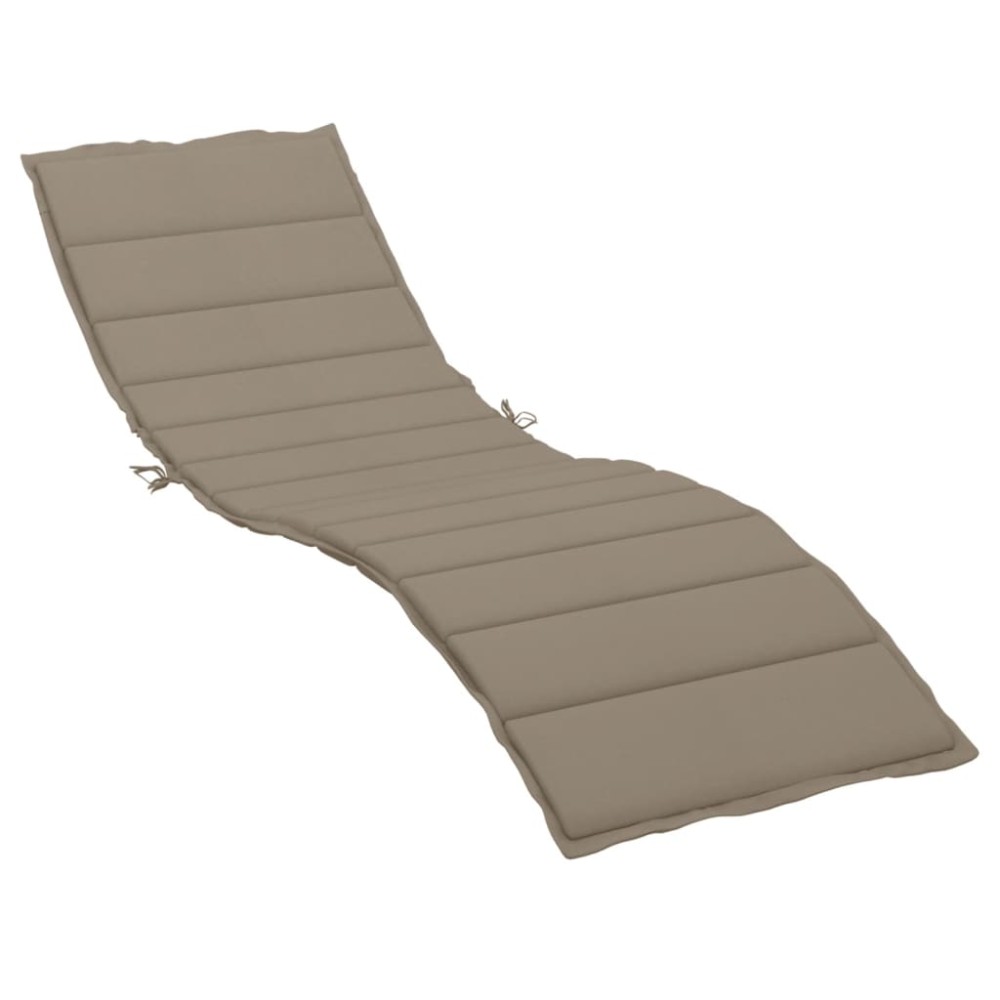 vidaXL Μαξιλάρι Ξαπλώστρας Taupe 200 x 50 x 3εκ. από Ύφασμα Oxford