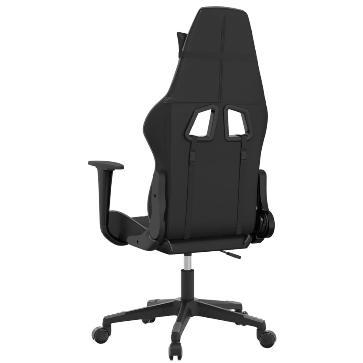 vidaXL Καρέκλα Gaming Μαύρο/Γκρι από Συνθετικό Δέρμα
