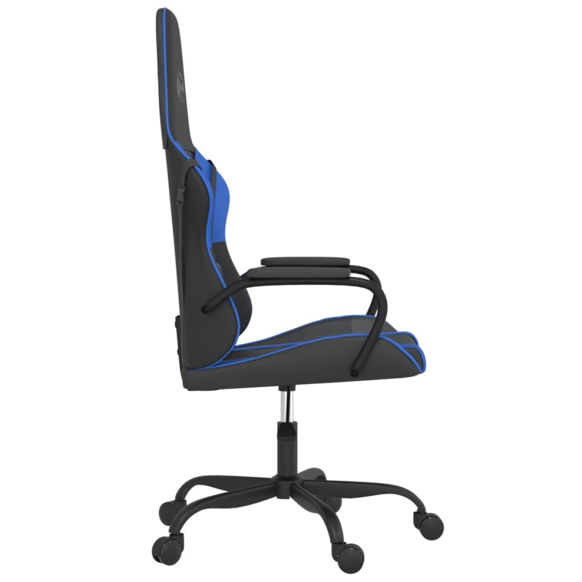 vidaXL Καρέκλα Gaming Μαύρο/Μπλε από Συνθετικό Δέρμα