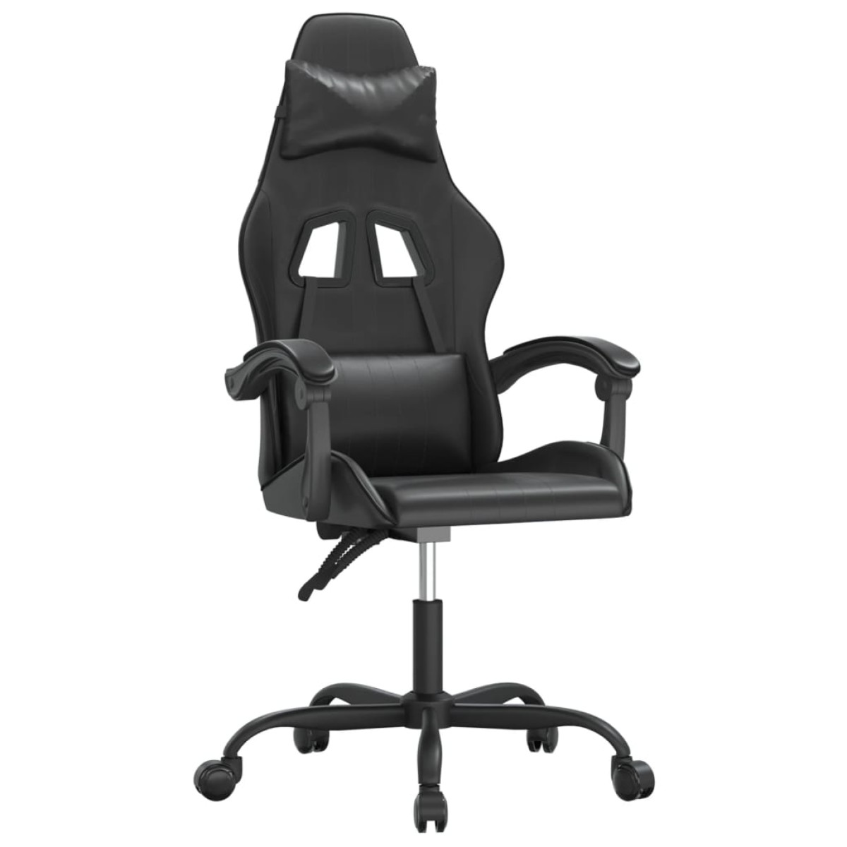 vidaXL Καρέκλα Gaming Μαύρη από Συνθετικό Δέρμα