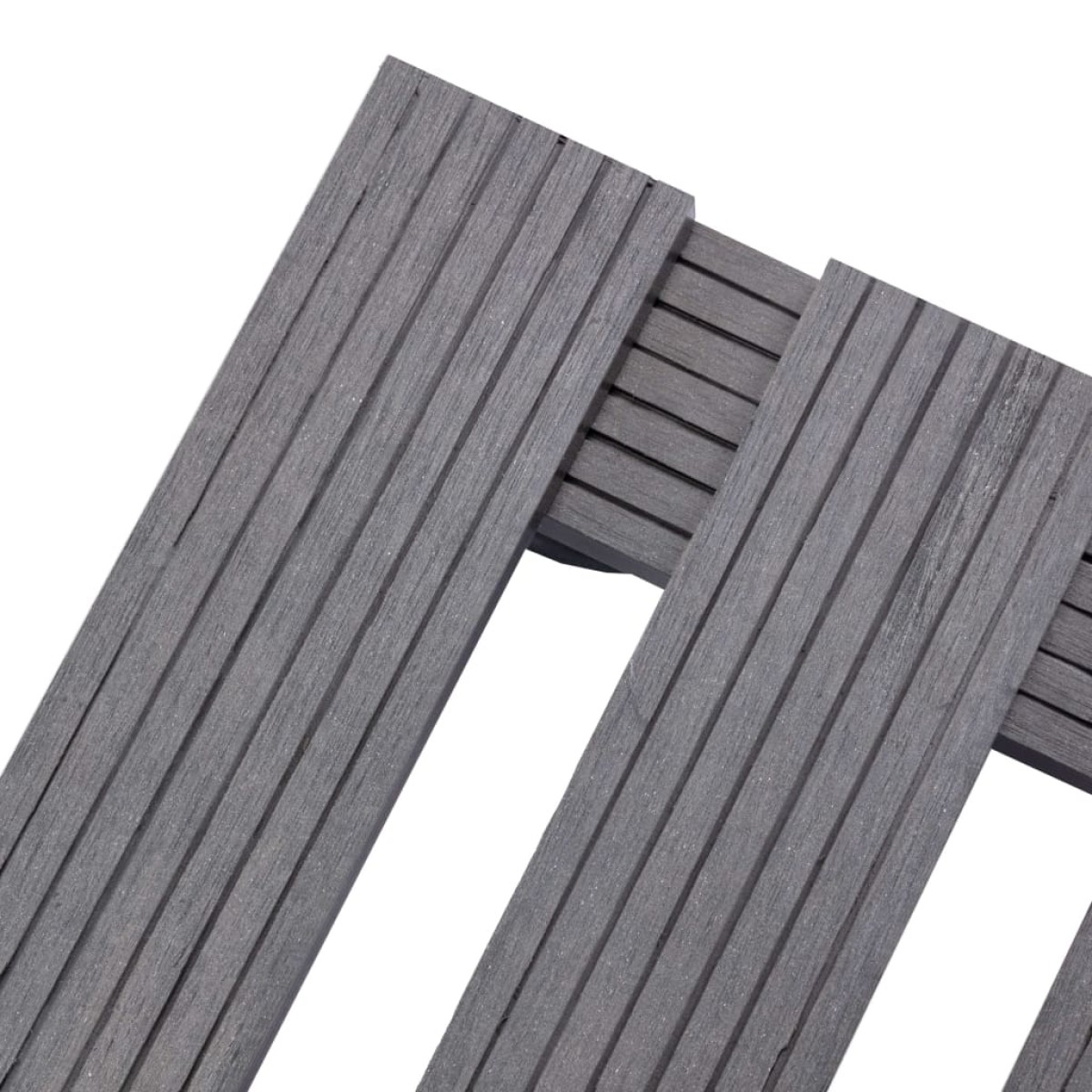 vidaXL Βάσεις για Γλάστρες με Ρόδες 4 τεμ. Γκρι 30x30x7,5 εκ. από WPC