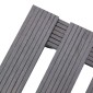 vidaXL Βάσεις για Γλάστρες με Ρόδες 4 τεμ. Γκρι 30x30x7,5 εκ. από WPC