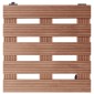 vidaXL Βάσεις για Γλάστρες με Ρόδες 4 τεμ. Καφέ 30x30x7,5 εκ. από WPC