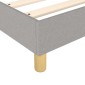 vidaXL Κρεβάτι Boxspring με Στρώμα Αν. Πράσινο 160x200εκ Υφασμάτινο