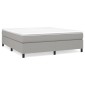 vidaXL Κρεβάτι Boxspring με Στρώμα Αν. Πράσινο 160x200εκ Υφασμάτινο