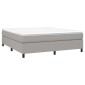 vidaXL Κρεβάτι Boxspring με Στρώμα Αν. Πράσινο 160x200εκ Υφασμάτινο
