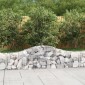 vidaXL Συρματοκιβώτια Τοξωτά 5 τεμ. 200x30x40/60 εκ. Γαλβαν. Ατσάλι