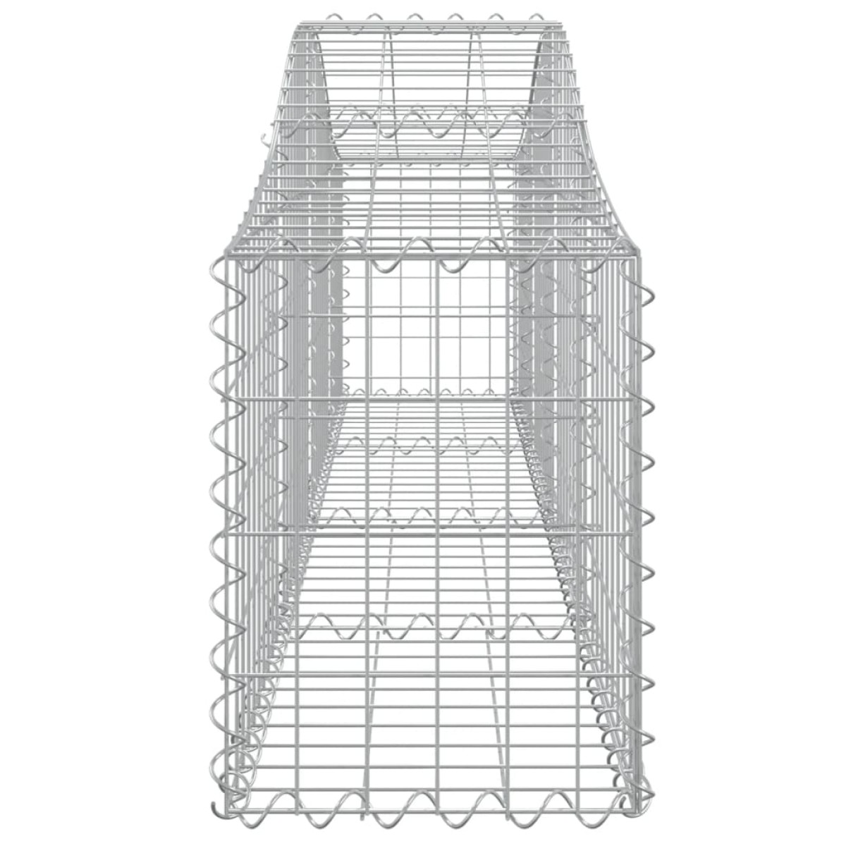 vidaXL Συρματοκιβώτια Τοξωτά 9 τεμ. 200x30x40/60 εκ. Γαλβαν. Ατσάλι