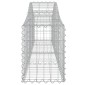 vidaXL Συρματοκιβώτια Τοξωτά 9 τεμ. 200x30x40/60 εκ. Γαλβαν. Ατσάλι