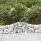 vidaXL Συρματοκιβώτια Τοξωτά 9 τεμ. 200x30x40/60 εκ. Γαλβαν. Ατσάλι