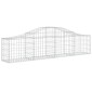 vidaXL Συρματοκιβώτια Τοξωτά 11 τεμ. 200x30x40/60 εκ. Γαλβαν. Ατσάλι