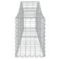 vidaXL Συρματοκιβώτια Τοξωτά 12 τεμ. 200x30x40/60 εκ. Γαλβαν. Ατσάλι