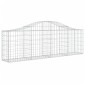 vidaXL Συρματοκιβώτια Τοξωτά 18 τεμ. 200x30x60/80 εκ. Γαλβαν. Ατσάλι