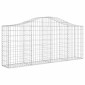vidaXL Συρματοκιβώτια Τοξωτά 30 τεμ. 200x30x80/100 εκ. Γαλβαν. Ατσάλι