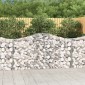vidaXL Συρματοκιβώτια Τοξωτά 4 τεμ. 200x30x100/120 εκ. Γαλβαν. Ατσάλι