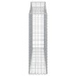vidaXL Συρματοκιβώτια Τοξωτά 18 τεμ. 200x30x100/120 εκ. Γαλβαν. Ατσάλι