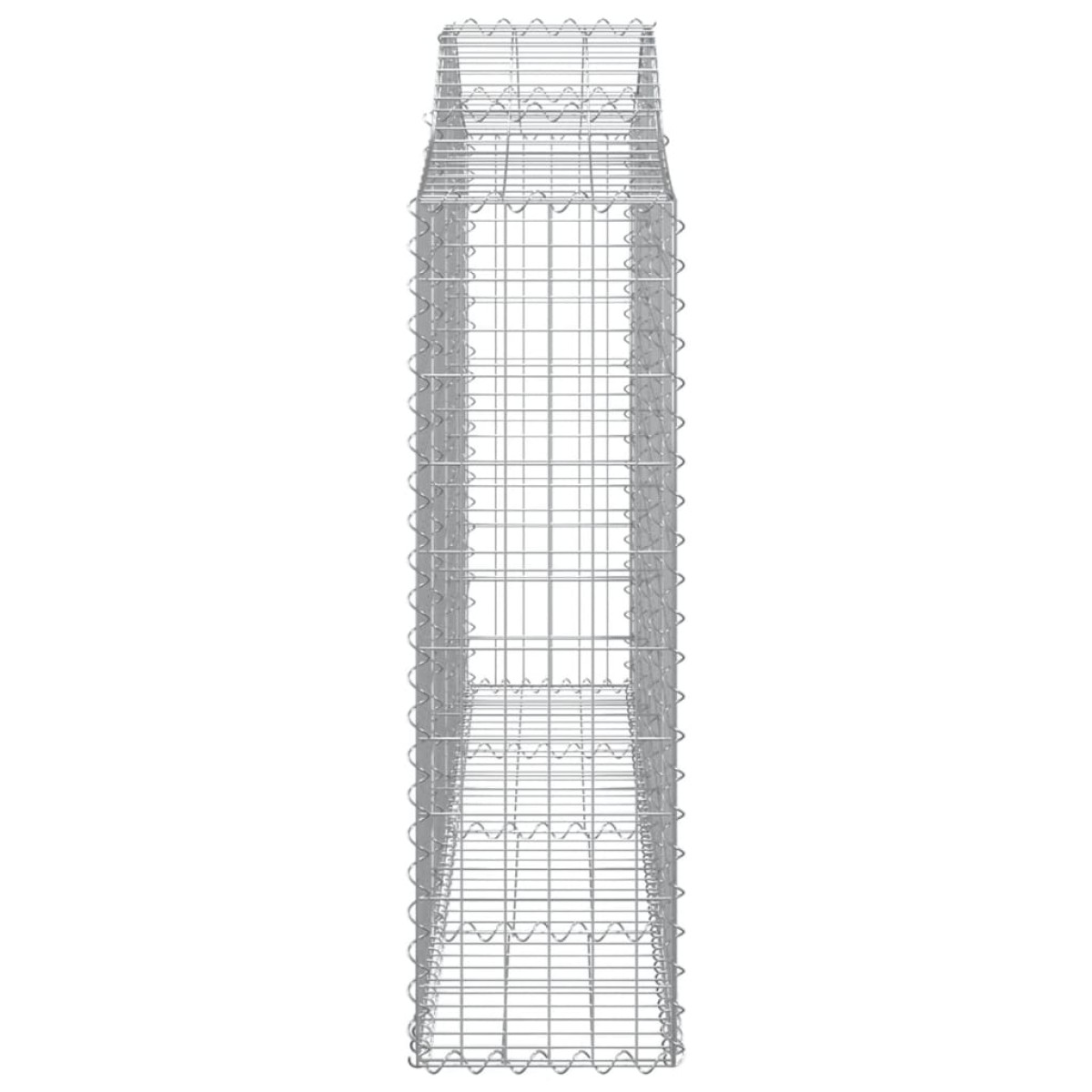 vidaXL Συρματοκιβώτια Τοξωτά 25 τεμ. 200x30x100/120 εκ. Γαλβαν. Ατσάλι