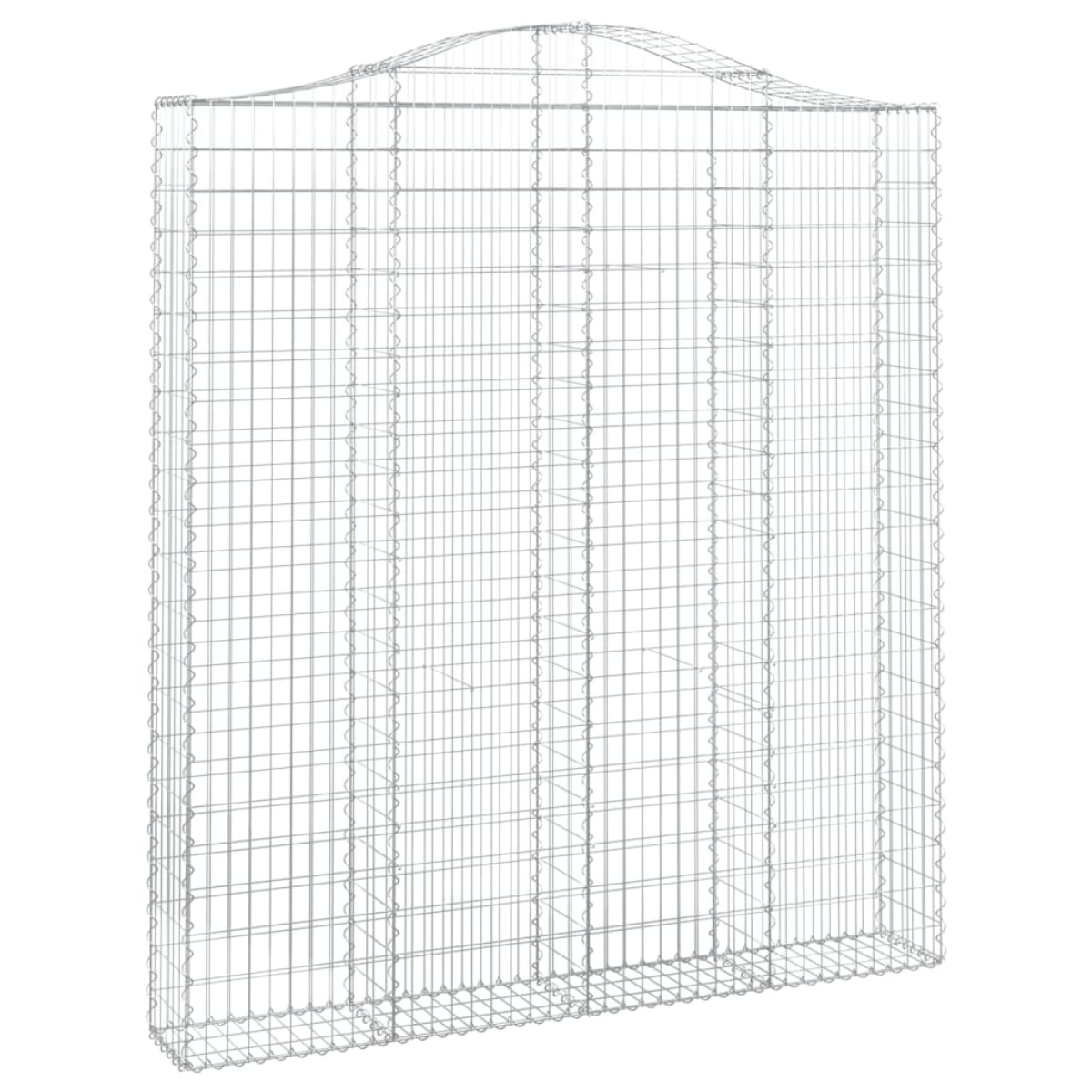 vidaXL Συρματοκιβώτια Τοξωτά 3 τεμ. 200x30x220/240 εκ. Γαλβαν. Ατσάλι