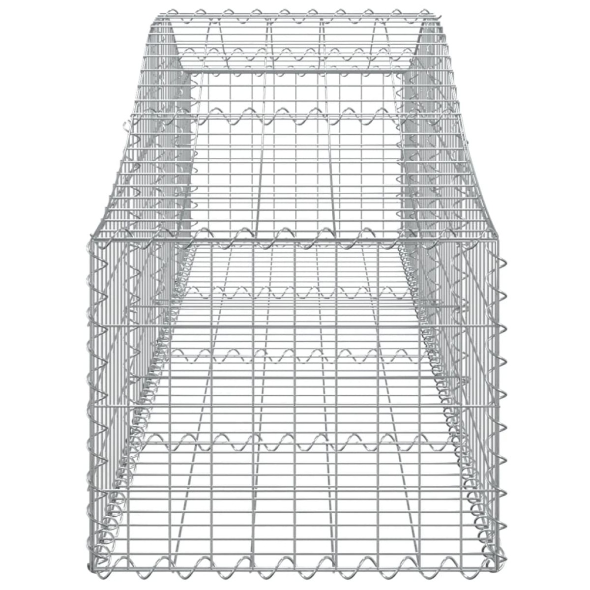 vidaXL Συρματοκιβώτια Τοξωτά 8 τεμ. 200x50x40/60 εκ. Γαλβαν. Ατσάλι