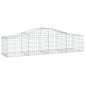 vidaXL Συρματοκιβώτια Τοξωτά 10 τεμ. 200x50x40/60 εκ. Γαλβαν. Ατσάλι