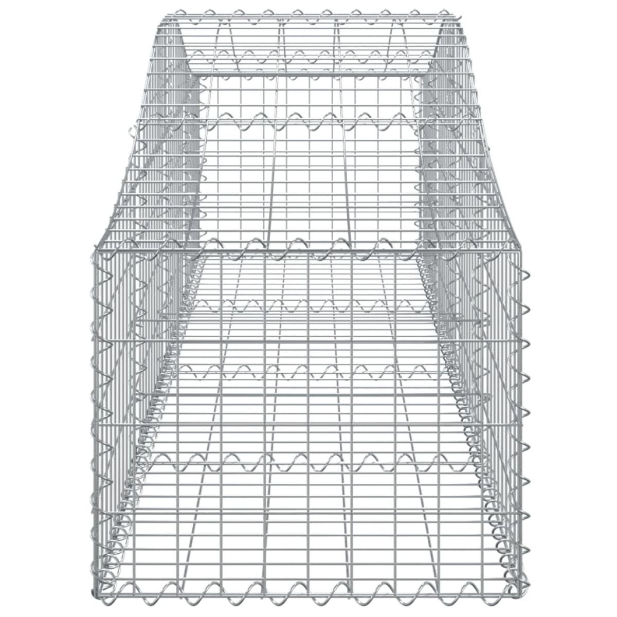 vidaXL Συρματοκιβώτια Τοξωτά 11 τεμ. 200x50x40/60 εκ. Γαλβαν. Ατσάλι