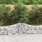 vidaXL Συρματοκιβώτια Τοξωτά 12 τεμ. 200x50x40/60 εκ. Γαλβαν. Ατσάλι