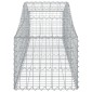 vidaXL Συρματοκιβώτια Τοξωτά 50 τεμ. 200x50x40/60 εκ. Γαλβαν. Ατσάλι