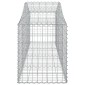 vidaXL Συρματοκιβώτια Τοξωτά 12 τεμ. 200x50x60/80 εκ. Γαλβαν. Ατσάλι