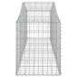 vidaXL Συρματοκιβώτια Τοξωτά 15 τεμ. 200x50x60/80 εκ. Γαλβαν. Ατσάλι
