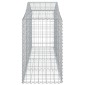 vidaXL Συρματοκιβώτια Τοξωτά 3 τεμ. 200x50x80/100 εκ. Γαλβαν. Ατσάλι