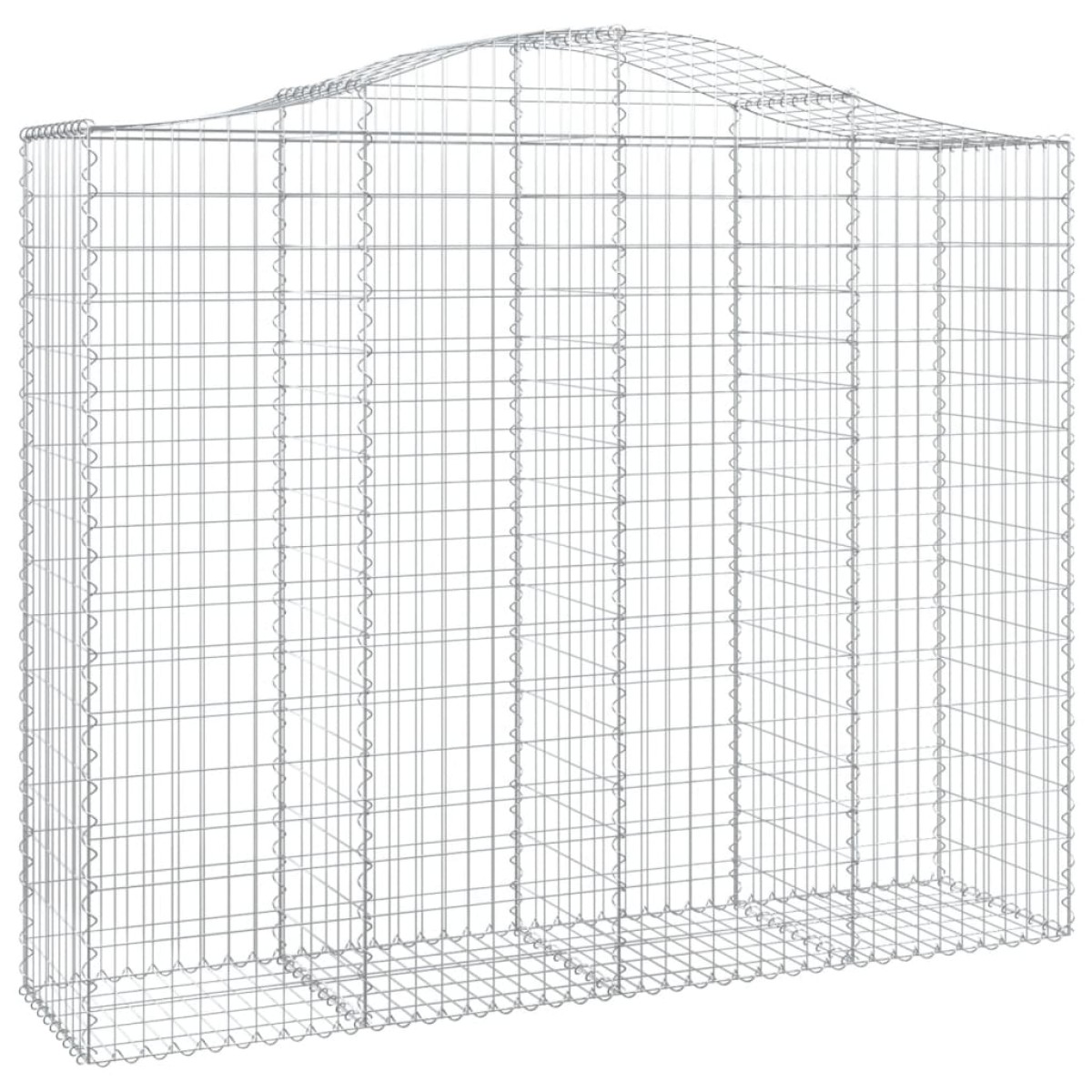vidaXL Συρματοκιβώτια Τοξωτά 13 τεμ. 200x50x160/180 εκ. Γαλβαν. Ατσάλι