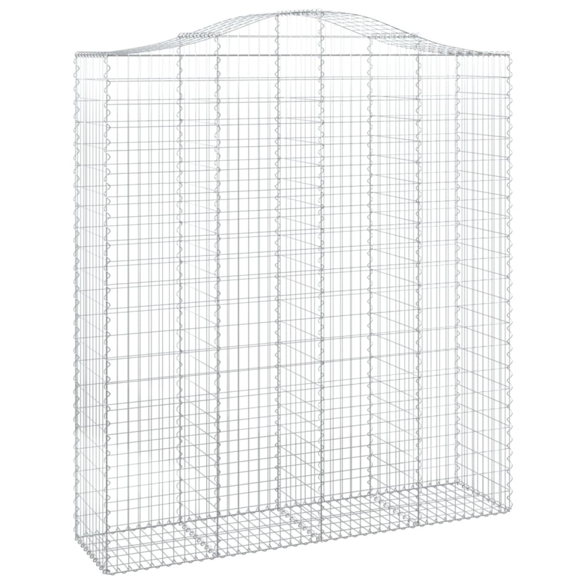 vidaXL Συρματοκιβώτια Τοξωτά 6 τεμ. 200x50x220/240 εκ. Γαλβαν. Ατσάλι