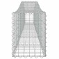 vidaXL Συρματοκιβώτια Τοξωτά 9 τεμ. 400x30x40/60 εκ. Γαλβαν. Ατσάλι