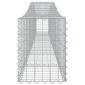 vidaXL Συρματοκιβώτια Τοξωτά 20 τεμ. 400x30x40/60 εκ. Γαλβαν. Ατσάλι