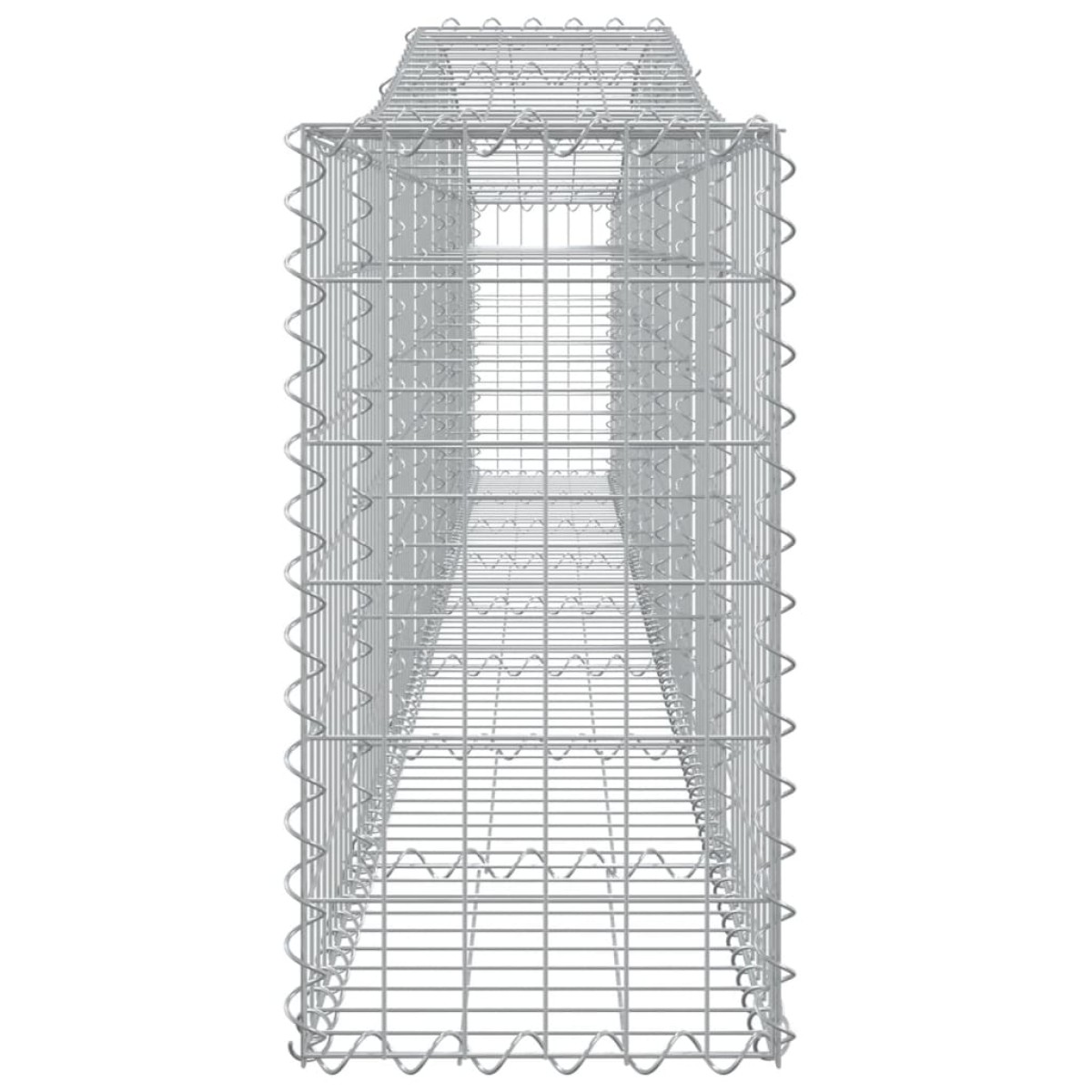 vidaXL Συρματοκιβώτια Τοξωτά 20 τεμ. 400x30x60/80 εκ. Γαλβαν. Ατσάλι