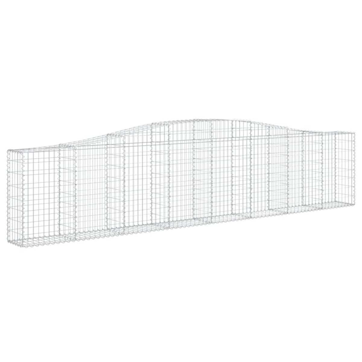 vidaXL Συρματοκιβώτια Τοξωτά 20 τεμ. 400x30x80/100 εκ. Γαλβαν. Ατσάλι