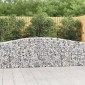 vidaXL Συρματοκιβώτια Τοξωτά 20 τεμ. 400x30x80/100 εκ. Γαλβαν. Ατσάλι