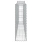 vidaXL Συρματοκιβώτια Τοξωτά 8 τεμ. 400x30x100/120 εκ. Γαλβαν. Ατσάλι