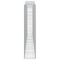 vidaXL Συρματοκιβώτια Τοξωτά 2 τεμ. 400x30x140/160 εκ. Γαλβαν. Ατσάλι