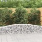 vidaXL Συρματοκιβώτια Τοξωτά 15 τεμ. 400x50x40/60 εκ. Γαλβαν. Ατσάλι